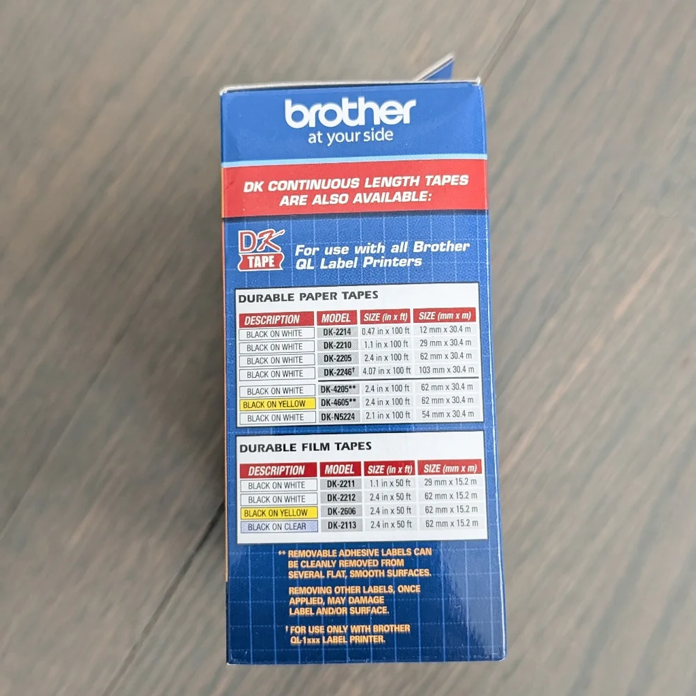Brother DK-1201 Standard Address Labels, DK1201, 3 1/2